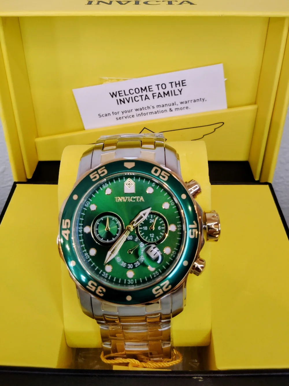 Invicta Pro Diver Scuba Mens Watch 48mm Model 40191